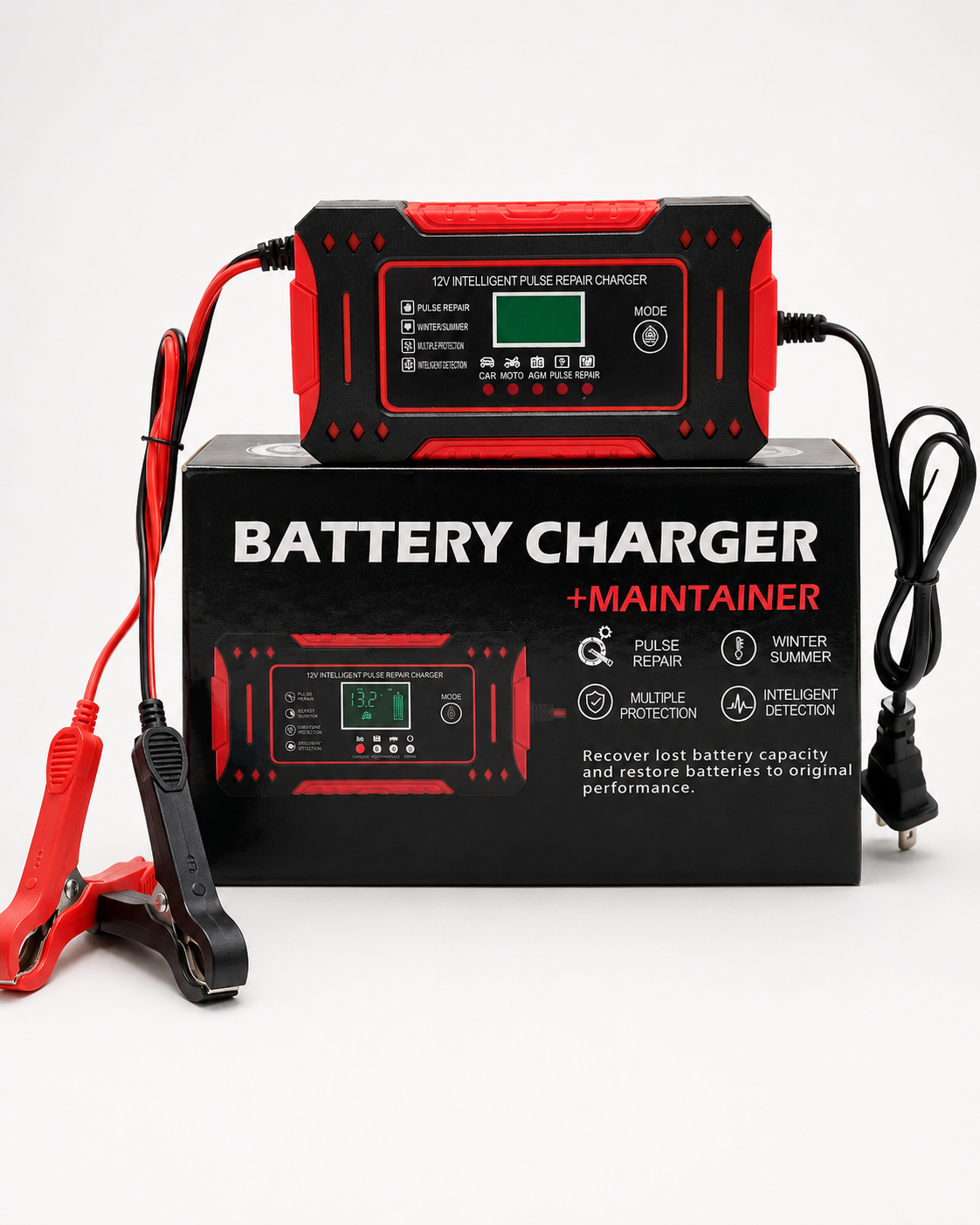 Cargador Inteligente de Batería 12V