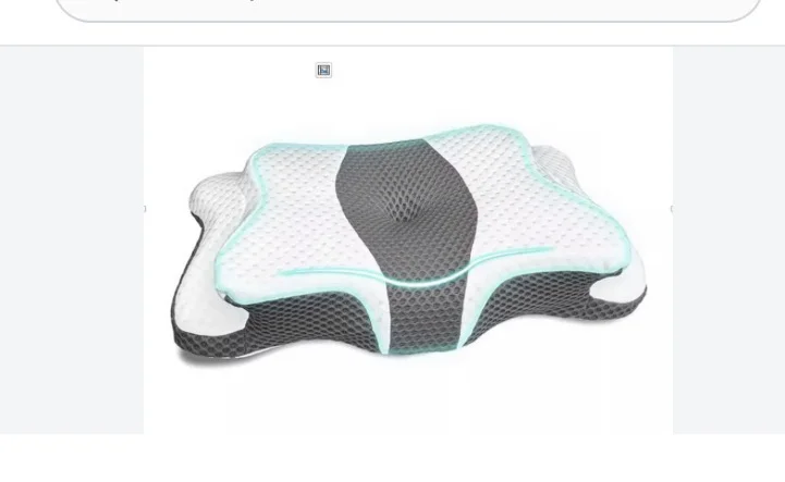 Descansa toda la noche con nueva almohada para el cuello ergonómica viscoelastica.