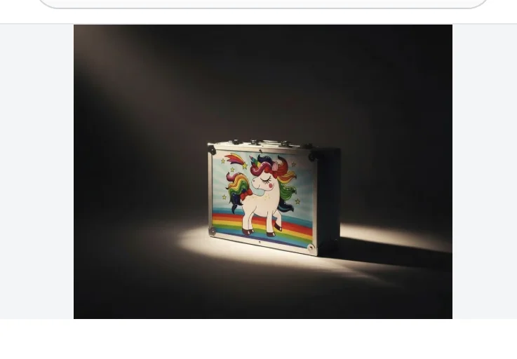 Set de arte unicornio arcoiris de 145 piezas